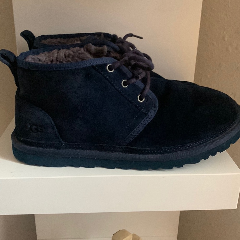 Navy blue men uggs